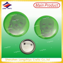 Vert Impression Tinplate Badge Lapel Pin imprimé Tinplate